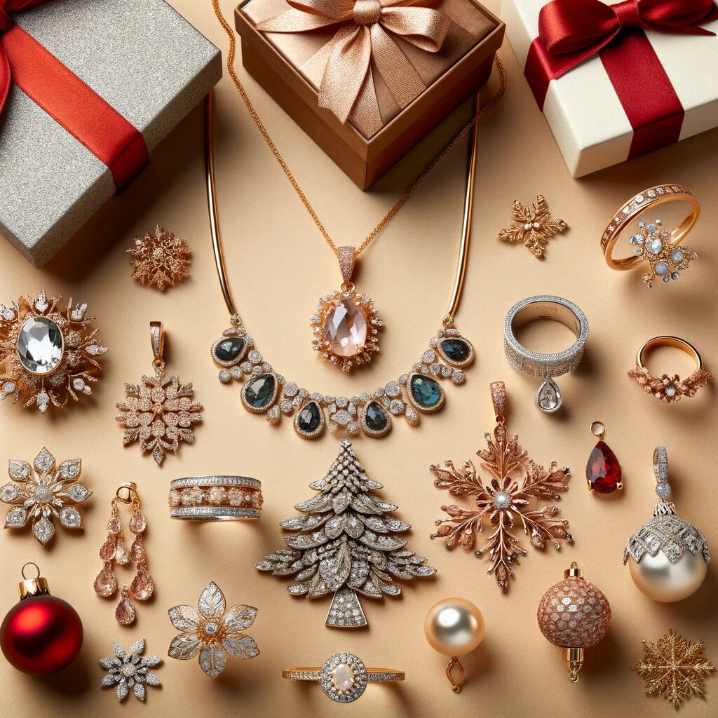 Diverse Christmas Jewelry Collection