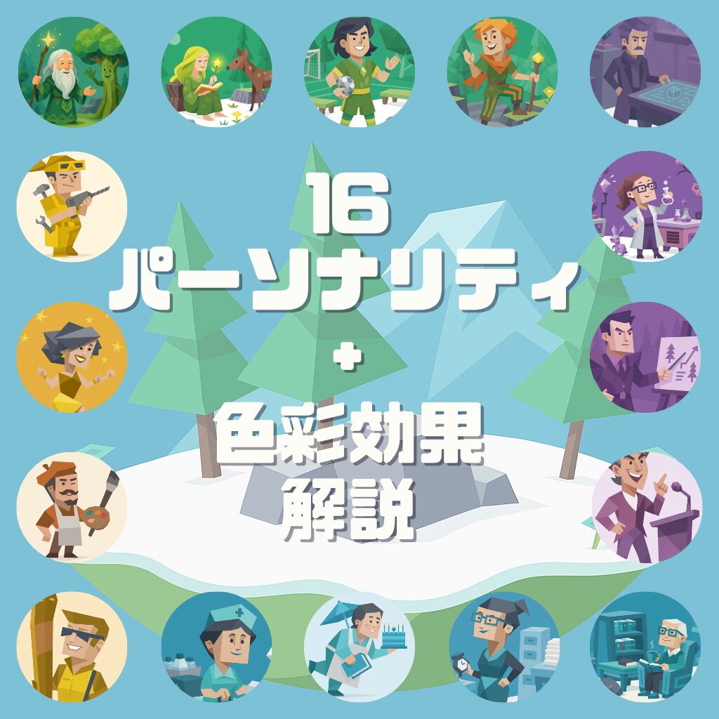 不安な心を癒す色彩心理アクセサリー。バーチャルハンドメイドショップirokazari+ 16パーソナリティーズ診断と色彩効果
